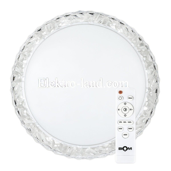 Светильник светодиодный Biom SMART SML-R09-80 3000-6000K 80 Вт с д/у
